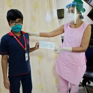 Educational Help to Children of Dialysis Patient for a Year